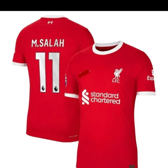 Liverpool Mohamed Salah # 11 Jersey , Unisex sizes S,M,L, XL - Picture 3 of 5